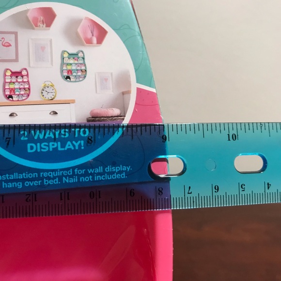 Squishmallows Squishville Display Pink Case w/ Set of 4 Plush 2" fits up 20 NEW - Picture 9 of 11